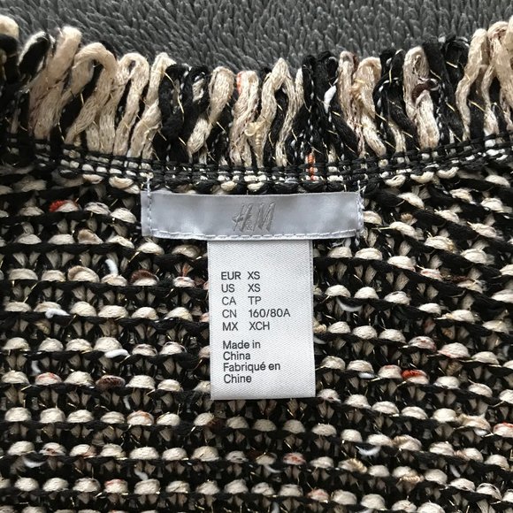 H&M Fringed Knit Jacket - Picture 7 of 9